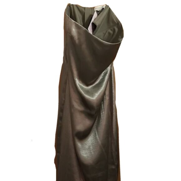 Brand New Ciina Satin Bandeau Column Dress - Picture 3 of 4